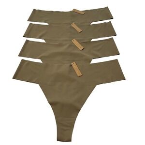 SKIMS Naked Thong Lot of 4 Desert 3X